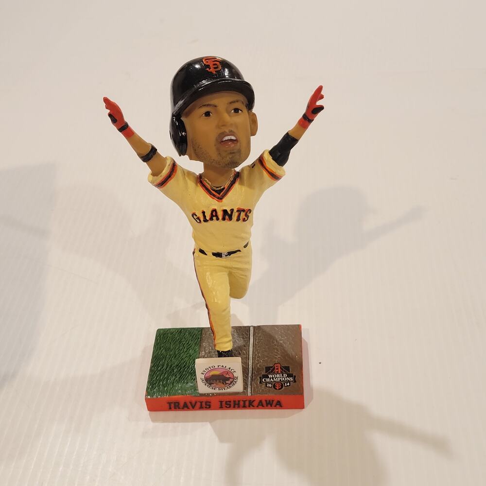 SF Giants 2014 World Champions Travis Ishikawa Bobblehead New